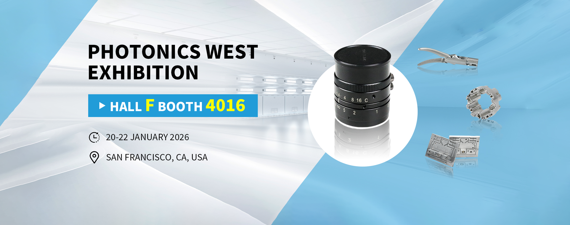 XY-GLOBAL Optical Housings at SPIE Photonics West 2026 โ Hall F, Booth 4016