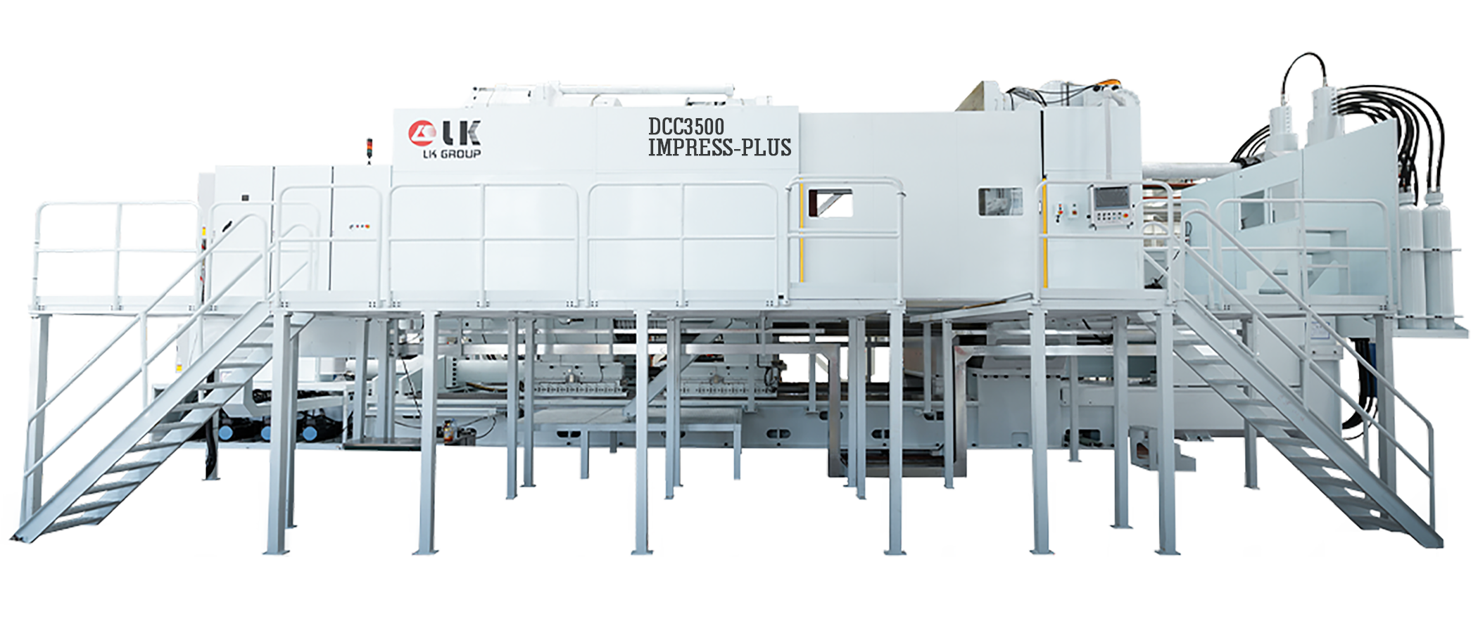 Lijin Cold Chamber Machine at XY Global Factory with 3500 Ton Clamping Force, 68.6kg Maximum Injection Weight, and 1750 x 1750mm Platen Size