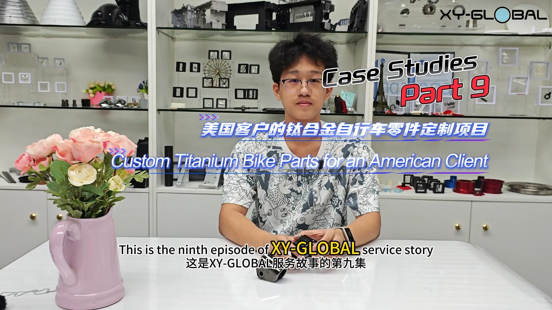 Service Story Ep 9 Custom Titanium Bike Parts for American Client